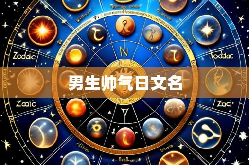 男生帅气日文名