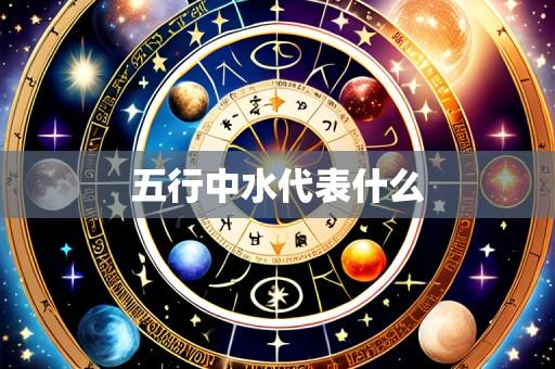 五行中水代表什么