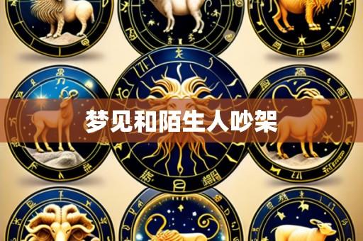梦见和陌生人吵架