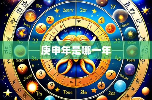 庚申年是哪一年