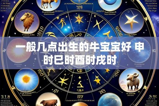 一般几点出生的牛宝宝好 申时巳时酉时戌时