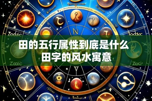 田的五行属性到底是什么 田字的风水寓意