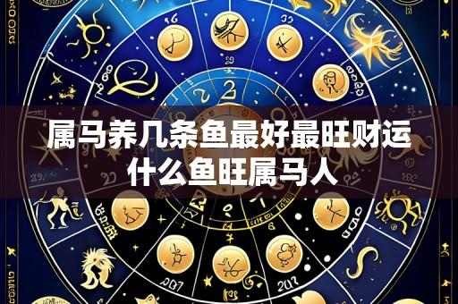 属马养几条鱼最好最旺财运 什么鱼旺属马人