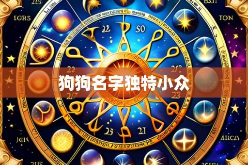 狗狗名字独特小众