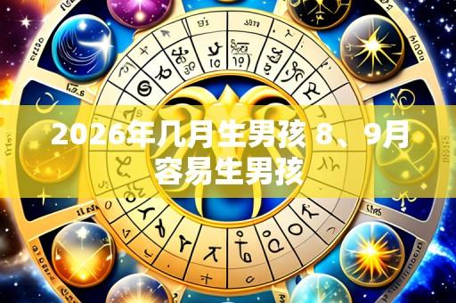 2026年几月生男孩 8、9月容易生男孩