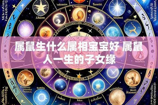 属鼠生什么属相宝宝好 属鼠人一生的子女缘