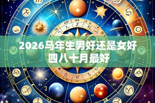 2026马年生男好还是女好 四八十月最好