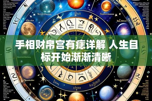 手相财帛宫有痣详解 人生目标开始渐渐清晰
