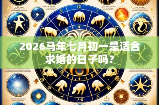 2026马年七月初一是适合求婚的日子吗?