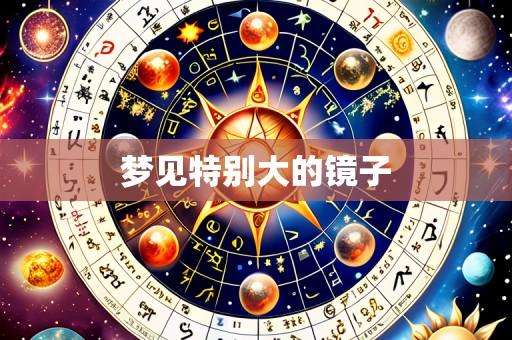 梦见特别大的镜子