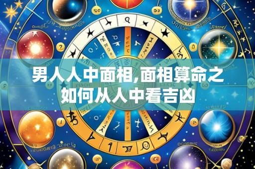 男人人中面相,面相算命之如何从人中看吉凶