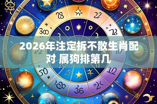 2026年注定拆不散生肖配对 属狗排第几