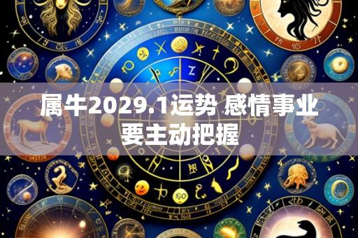 属牛2029.1运势 感情事业要主动把握