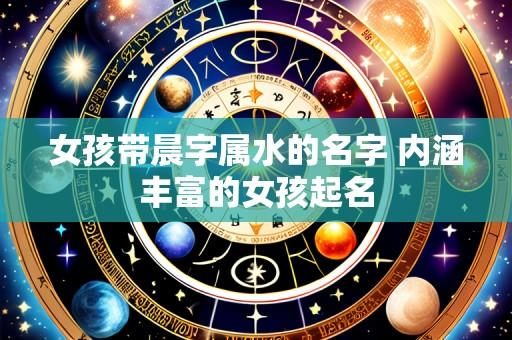 女孩带晨字属水的名字 内涵丰富的女孩起名