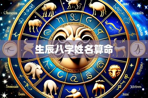 生辰八字姓名算命