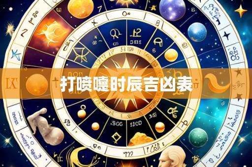 打喷嚏时辰吉凶表