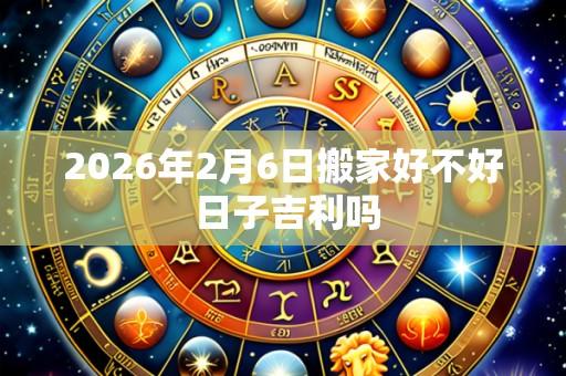 2026年2月6日搬家好不好 日子吉利吗