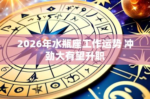 2026年水瓶座工作运势 冲劲大有望升职