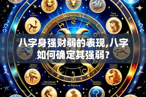 八字身强财弱的表现,八字如何确定其强弱?