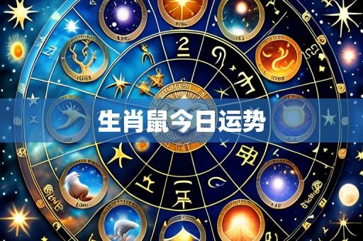 生肖鼠今日运势