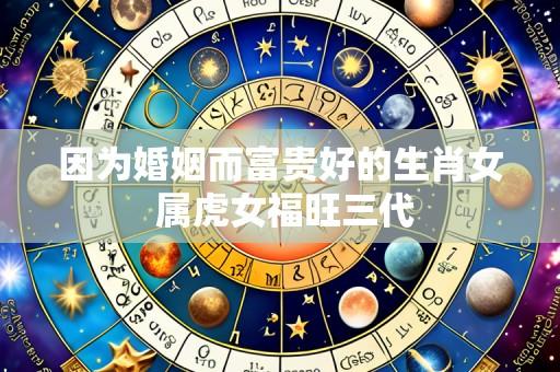 因为婚姻而富贵好的生肖女 属虎女福旺三代