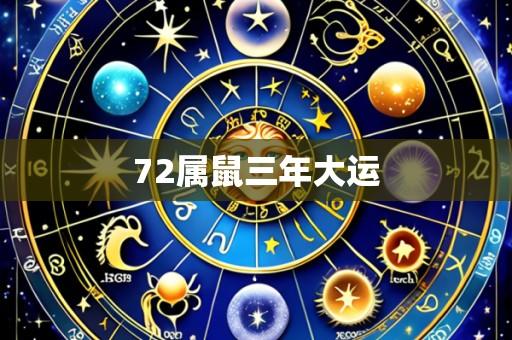 72属鼠三年大运