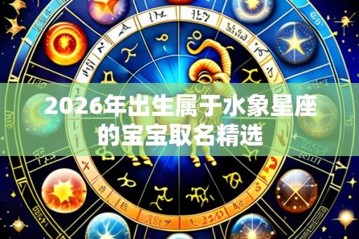 2026年出生属于水象星座的宝宝取名精选