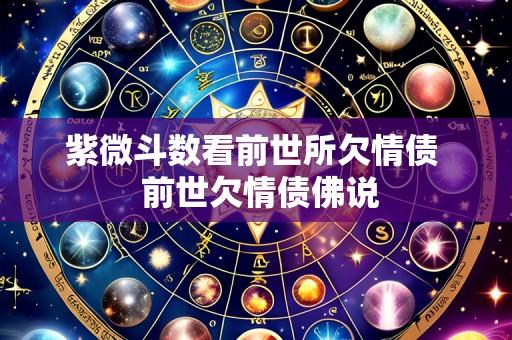 紫微斗数看前世所欠情债 前世欠情债佛说