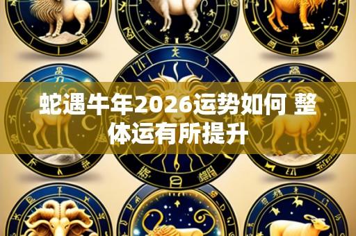蛇遇牛年2026运势如何 整体运有所提升