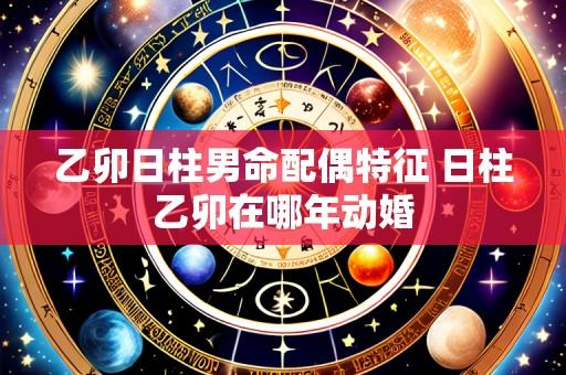 乙卯日柱男命配偶特征 日柱乙卯在哪年动婚