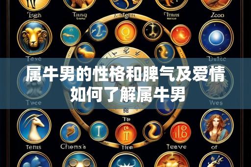 属牛男的性格和脾气及爱情 如何了解属牛男