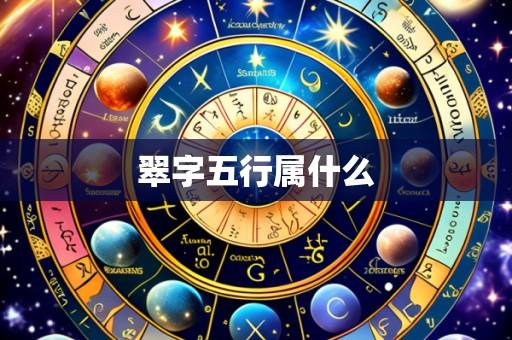 翠字五行属什么
