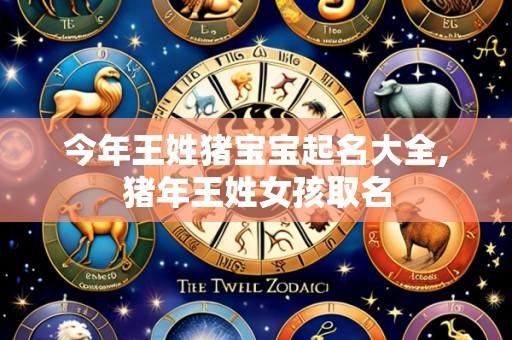 今年王姓猪宝宝起名大全,猪年王姓女孩取名