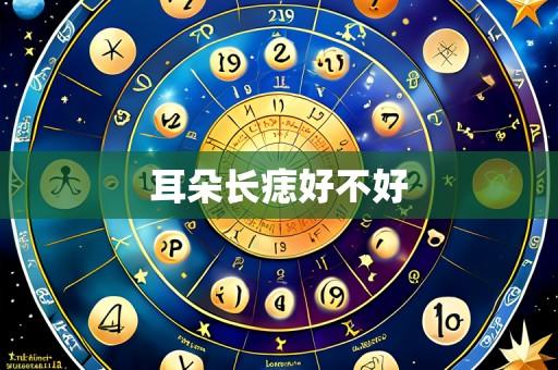 耳朵长痣好不好