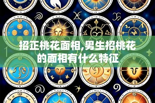 招正桃花面相,男生招桃花的面相有什么特征