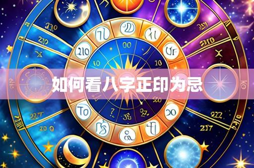 如何看八字正印为忌
