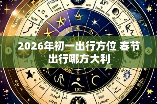 2026年初一出行方位 春节出行哪方大利