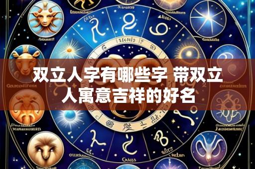 双立人字有哪些字 带双立人寓意吉祥的好名
