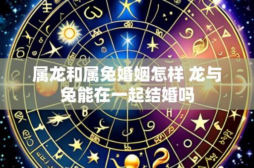 属龙和属兔婚姻怎样 龙与兔能在一起结婚吗