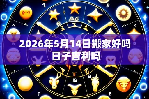 2026年5月14日搬家好吗 日子吉利吗