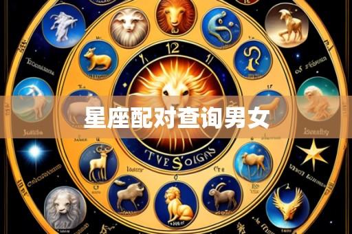 星座配对查询男女
