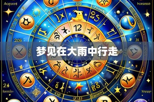 梦见在大雨中行走
