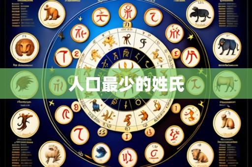 人口最少的姓氏