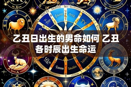 乙丑日出生的男命如何 乙丑各时辰出生命运