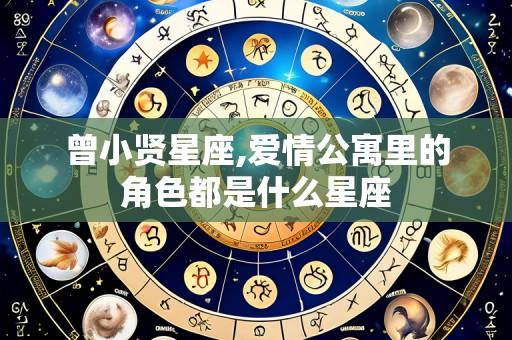 曾小贤星座,爱情公寓里的角色都是什么星座