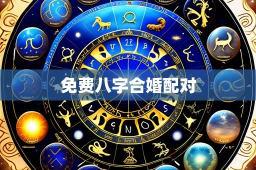免费八字合婚配对