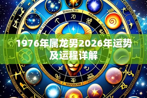 1976年属龙男2026年运势及运程详解