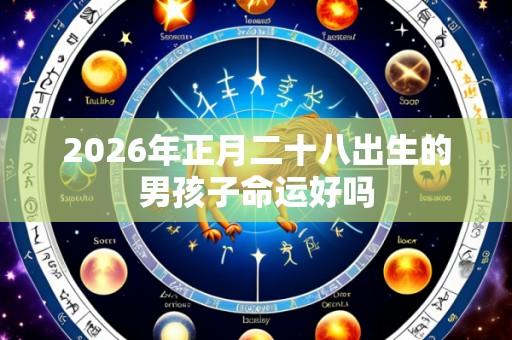2026年正月二十八出生的男孩子命运好吗