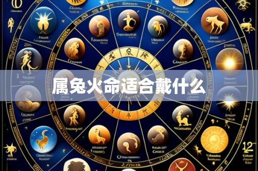 属兔火命适合戴什么