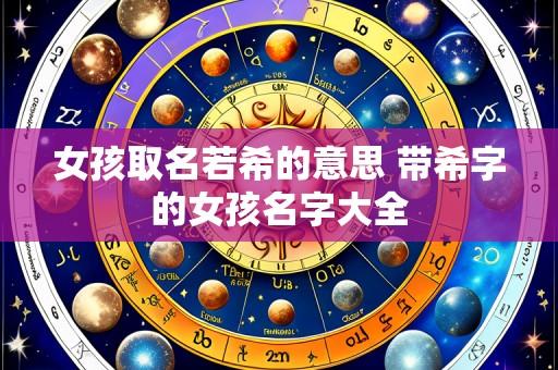 女孩取名若希的意思 带希字的女孩名字大全